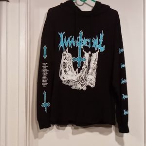 Wasted paris black hoodie sweater SizeM